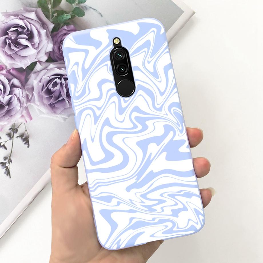 Милый чехол из жидкого силикона для Xiaomi Redmi 8 Capa Защитная задняя крышка Для Redmi Note 8 Pro Note8Pro Note 8T Бампер Чехол Redmi8