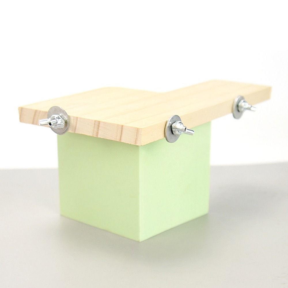 Мышь Птица Натуральная Крыса Морская Свинка Хомяк Полка Аксессуары для Клетки с Лестницей Стоячая Платформа