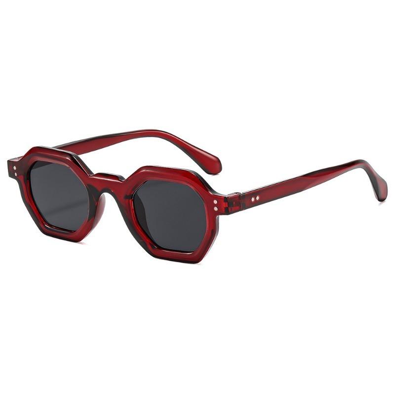 Retro Small Polygonal Frame Uv Protection Fashion Sunglasses For Men And Women