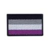 Patchion Asexual Pride Flag - Self-Adhesive Backing - Embroidered Patch/Badge/Emblem