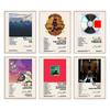 6Pcs For Kanye West Theme Album Cover Posters For Teenagers Dorm/Home Decoration