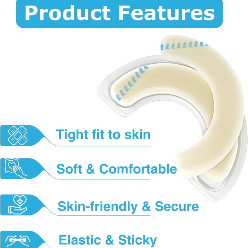 1/4 шт. Эластичные гидроколлоидные водостойкие барьерные полоски для стомы, кожный адгезив, лента-барьер для стомы для калоприемника