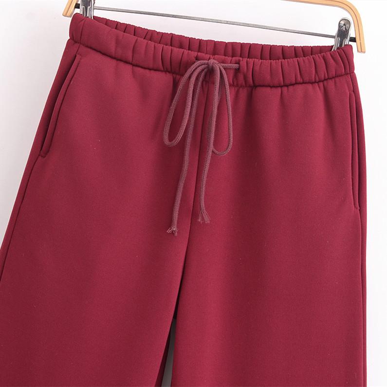 Весна 2025 Женский повседневный комплект куртка-свитшот на молнии и фланелевые брюки прямого кроя