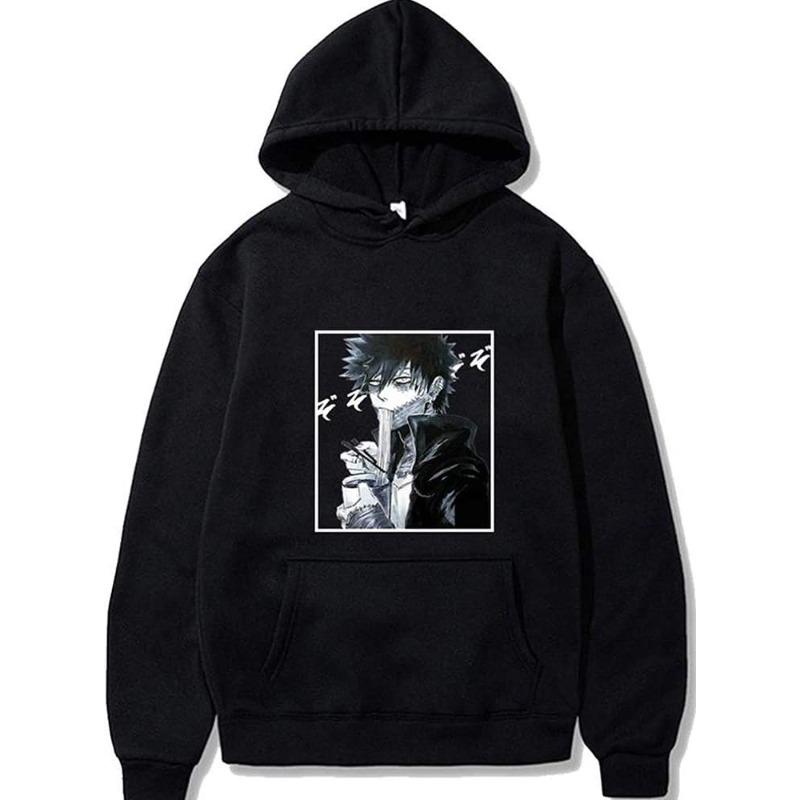 Японская анимация Моя геройская академия Худи Мужское и женское Харадзюку Пуловер Одежда Унисекс Осенне-зимний Плюшевый Свитер