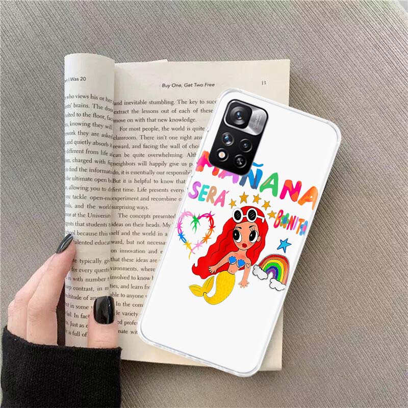 Чехол для телефона Karol G Manana Sera Bonito Для Xiaomi Redmi Note 14 Pro 12 Plus 12S 10 11 Pro 4G 5G 9T 9S 8T 10S 11T 11S 11E 9 8 Coqu