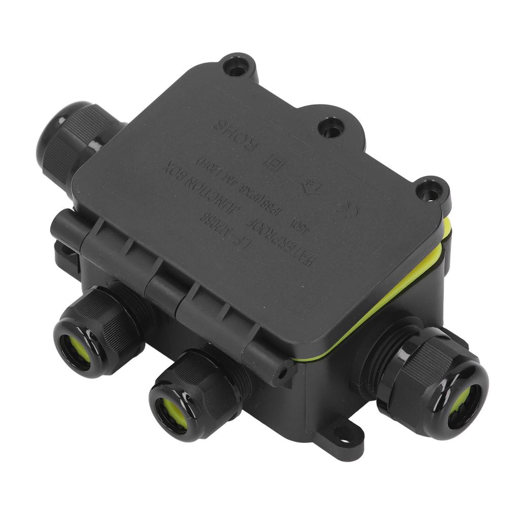 5 Way Junction Box Plastic Casing IP68 Water Resistant External Junction Box for Outdoor and