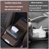 Car Interior Leather Tissue Box Sun Visor Seat Hanging Storage Bag Accessorie For Subaru STI XV Forester Mpreza Crosstrek Ascent Z15