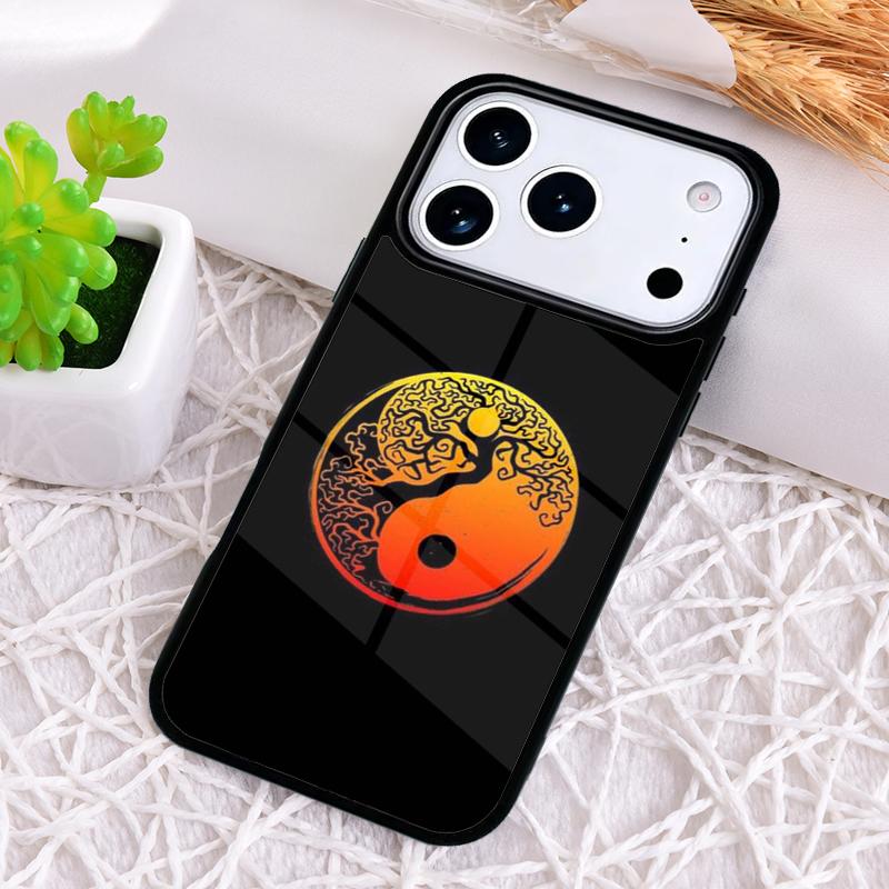 Tree of Life Yin Yang Shockproof Phone Case for iPhone 17 Air 16e 15 11 12 14 13 Pro Max Cover Coque