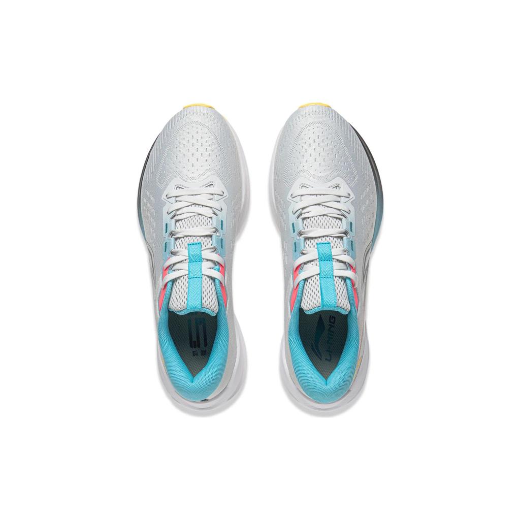 Li Ning MINE V2 Амортизирующие Скользкие Устойчивые к истиранию Низкие Беговые кроссовки Мужские Серый Синий ARST053-9
