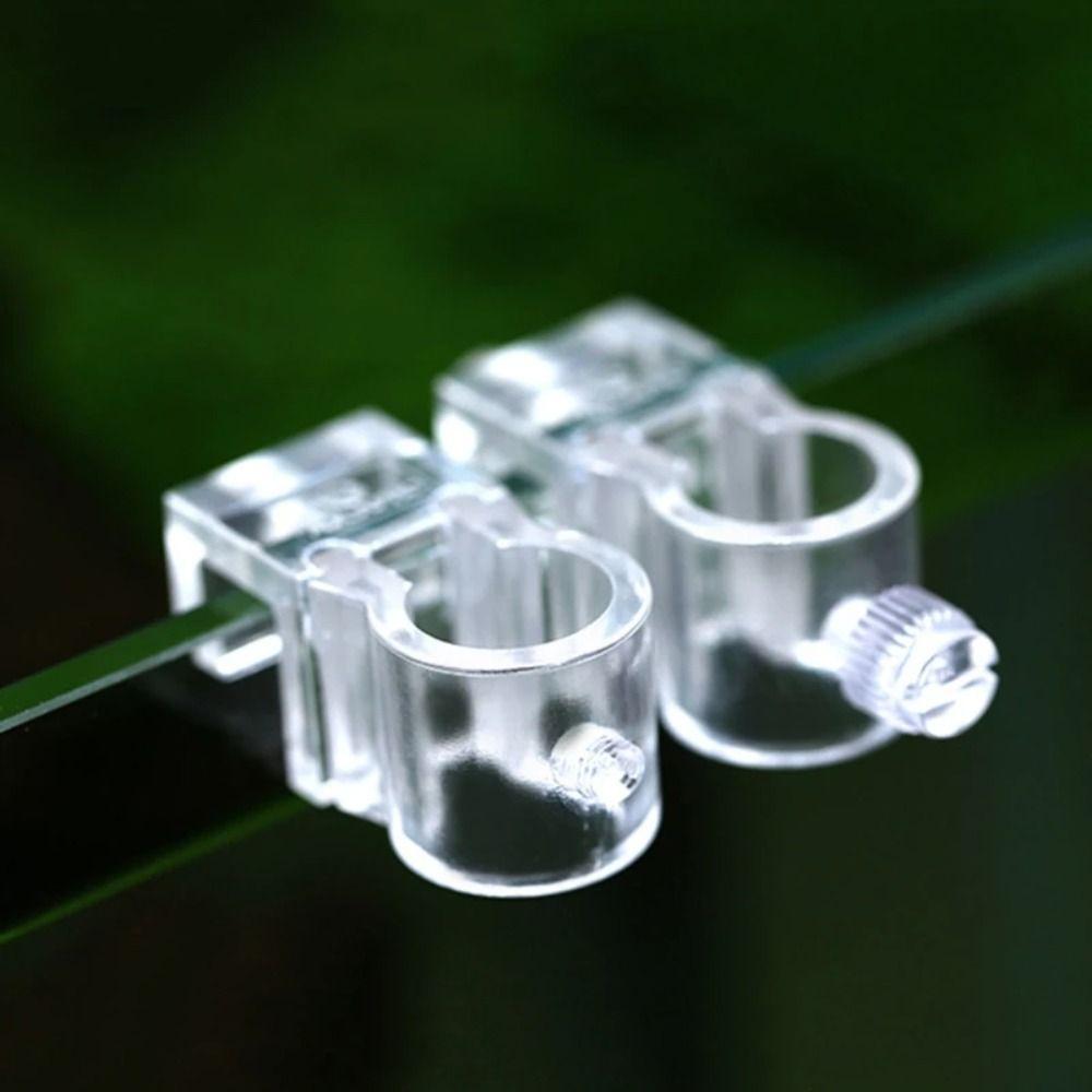 High-end Water Inlet Outlet Pipe Fixing Clip Hard PC Material Aquarium Hose Holder Aquarium