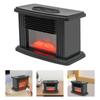 5.7 Inch Height Freestanding Electric Fireplace Stove Heater with Realistic 3D Dancing Flame Effect, 1KW  Fast Heating Mini Stove Heater
