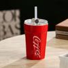 Шанчи Изолированная керамическая бутылка для воды с соломинкой