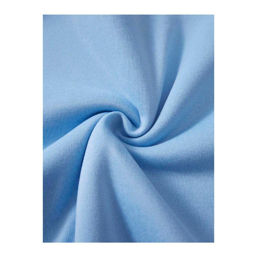 Унисекс, однотонная толстовка оверсайз с капюшоном из 3 предметов без принта