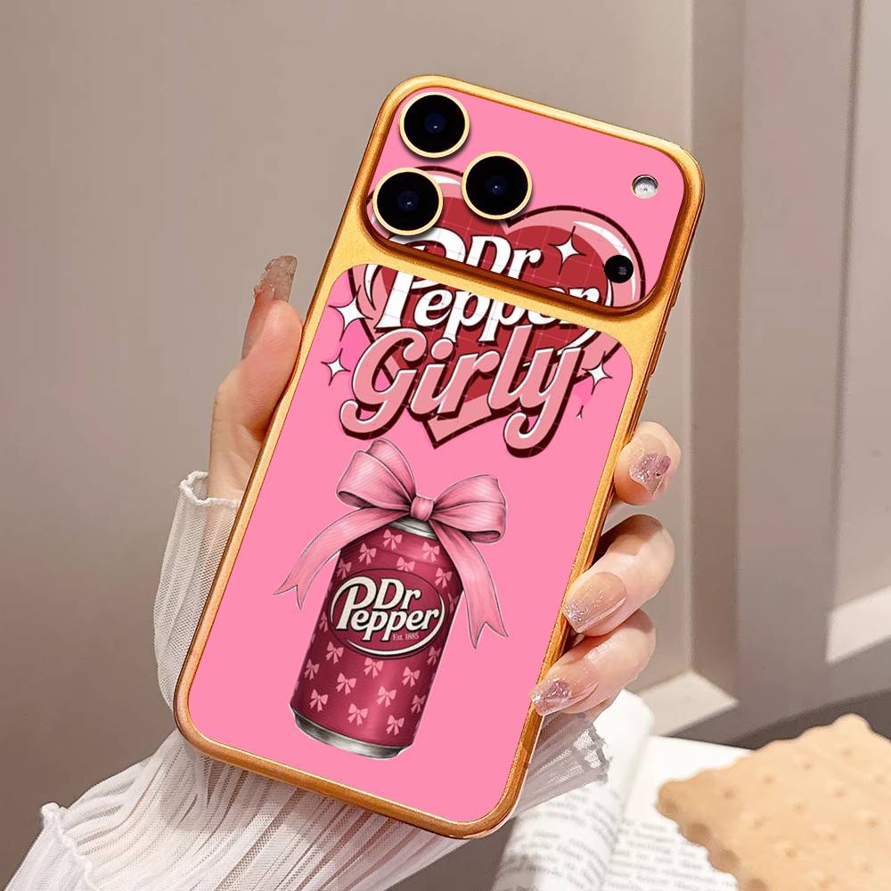 Бренд газированных напитков Dr Pepper Наклейка-обертка Для IPhone17 Pro/17pro Max Наклейка на телефон Кожаная пленка-защита задней панели Полное покрытие