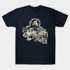 Мужская черная футболка с принтом Lost In Space Bad Guys Печать на трансферной бумаге без вырезания Хлопковая футболка