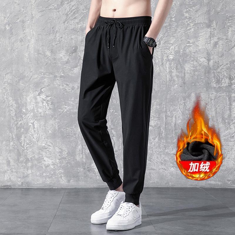 Straight Pants Men's Summer New Trend Sweatpants Large Size Casual Trousers Loose Sweatpants