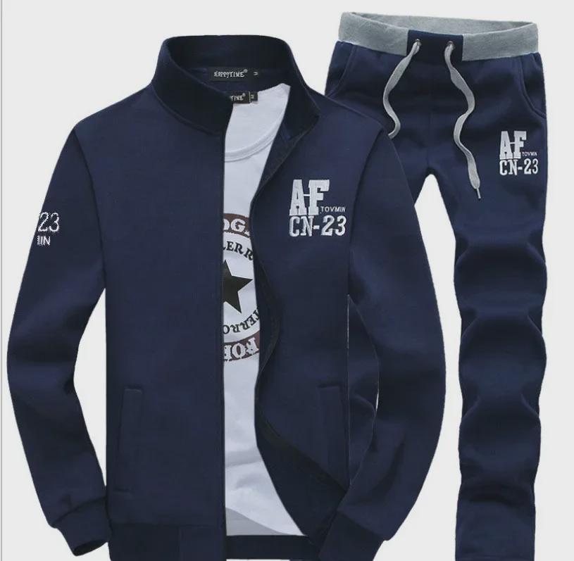 Весна 2020 года, мужской повседневный бейсбольный свитер с длинными рукавами и спортивный костюм