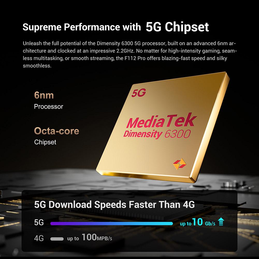 FOSSiBOT Защищенный смартфон F109S, Android 15, 6+256 ГБ, аккумулятор 10600 мАч, камера 50 МП, NFC - вилка ЕС