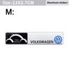 Volkswagen Серия Алюминиевая Наклейка Наклейки На Кузов Автомобиля Для VW GTI Polo Golf Passat Tiguan Arteon Taigo Caddy Jetta CC Колпак Колеса EG1