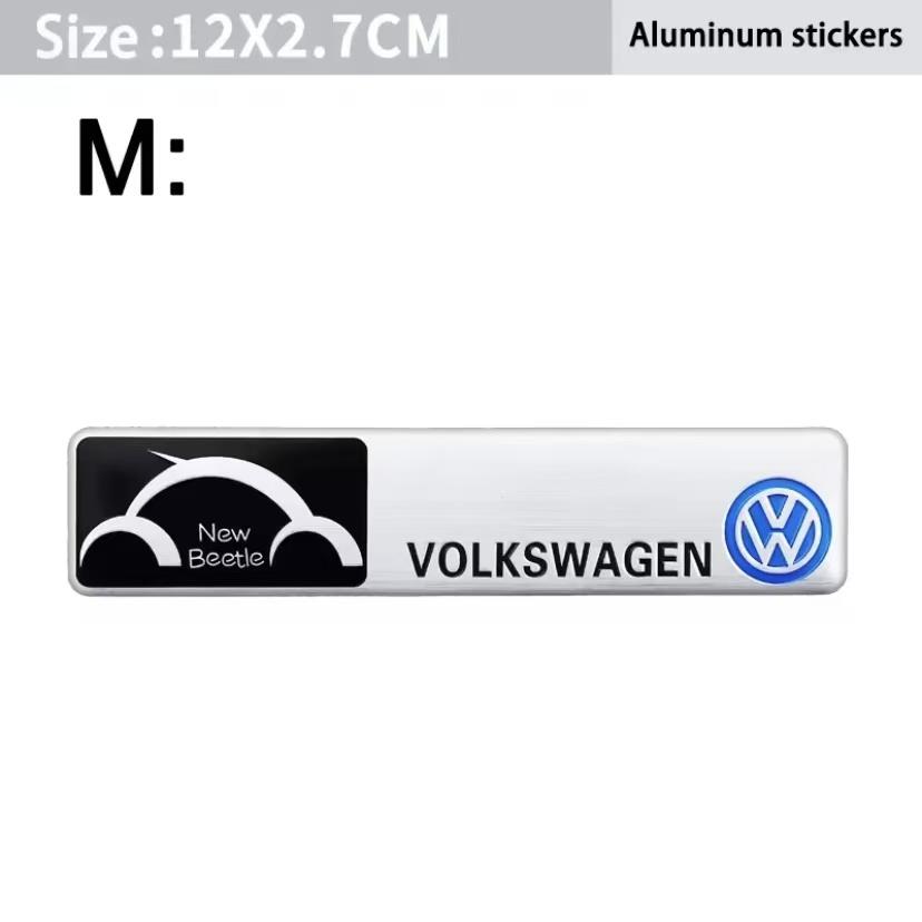 Volkswagen Серия Алюминиевая Наклейка Наклейки На Кузов Автомобиля Для VW GTI Polo Golf Passat Tiguan Arteon Taigo Caddy Jetta CC Колпак Колеса EG1
