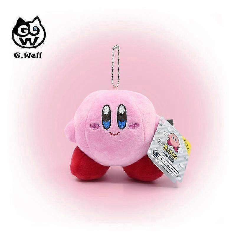 Kirby plush toy keychain with 12 cute cartoon expressions