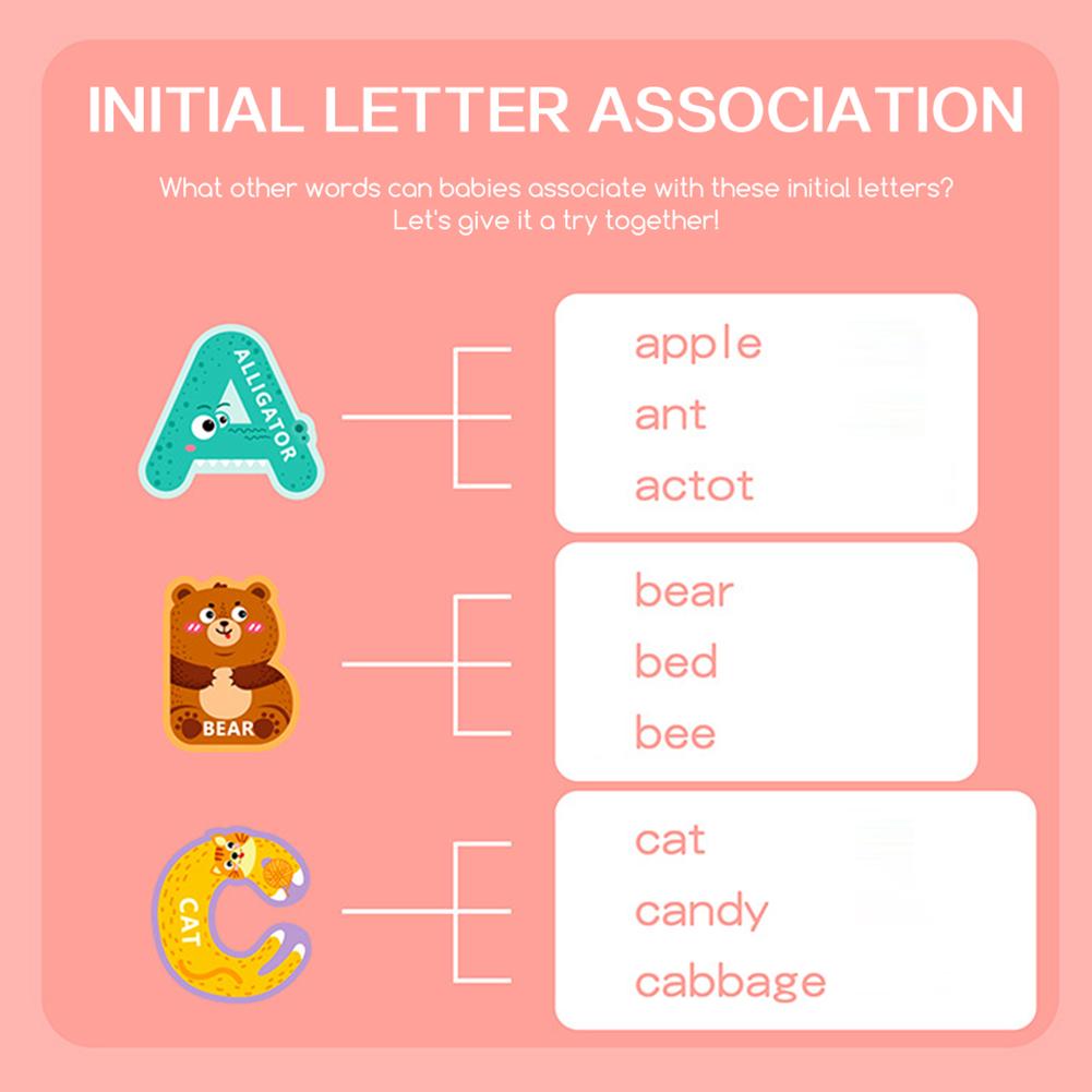 Animal Shaped Magnetic Alphabets Round Corner Safe Magnetic Blocks For Toddler