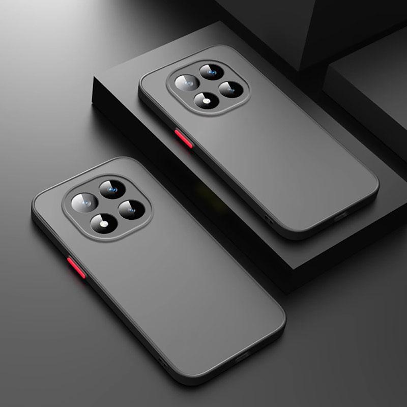 Funda Shockproof Armor Matte Hard PC Phone Cases For Xiaomi Poco X7 X6 X5 Pro Case Mi PocoX6 Pro X7 5G Back Transparent Cover