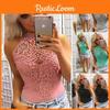 Lace Ladies Womens Sleeveless Bodysuit Stretch Choker Lingerie Leotard Sexy Tops