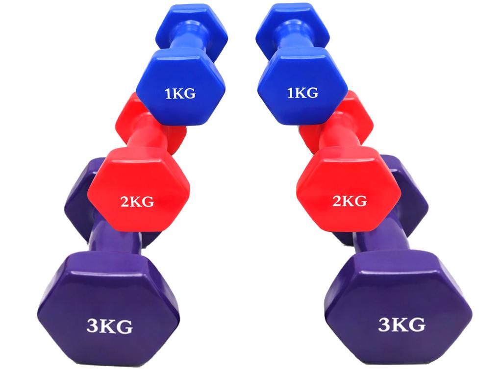 Coated Cast Iron Dumbbell