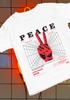 Peace T-Shirt,positive Mind and Postive Life shirt,streetwarT-Shirt,soft Unisex Apparel T-Shirt Mens Kids