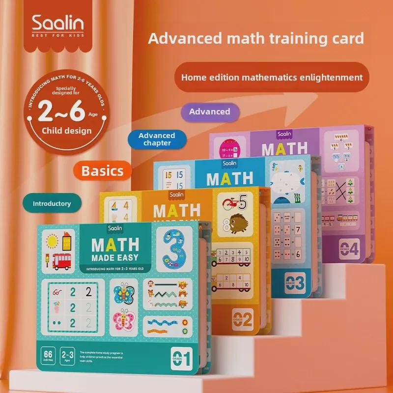 Saalin Math Training Cards: Educational Toys for All Ages, Family Edition, Pre-Primary To Primary School Transition