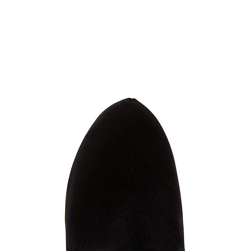 Женские сапоги на высоком каблуке, сексуальные, в европейском и американском стиле, осень-зима, новые, однотонные, водонепроницаемые, на толстом каблуке, большие размеры, средние сапоги