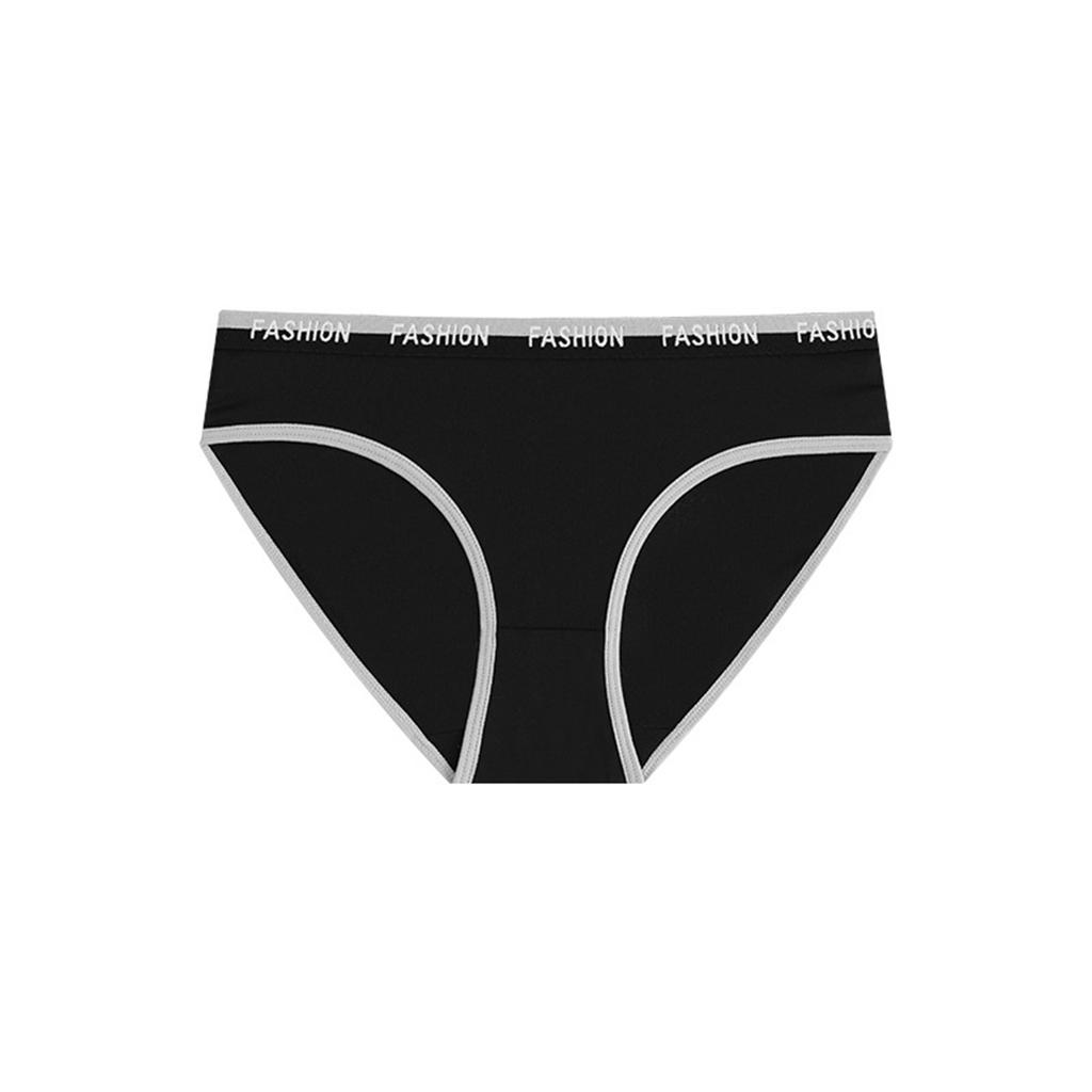 Ladies' Sporty Contrasting Letter Waistband Underwear