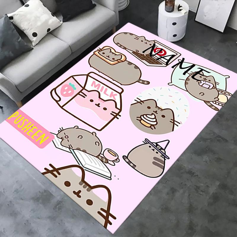 Пушин, Молоко, Офис Ведьмы Ковер Мягкий Полиэстер Ковер для Прихожей Моющийся Нескользящий Машинная Стирка