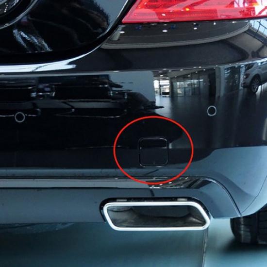 1Set Car Rear Bumper Tow Hook Cover Replacement Black For Mercedes S-class W221