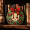 Christmas Theme Room Decor Wooden Table Decorations, Santa Claus Snowman Reindeer Desktop Ornaments, Festive Home Office Accents Distressed