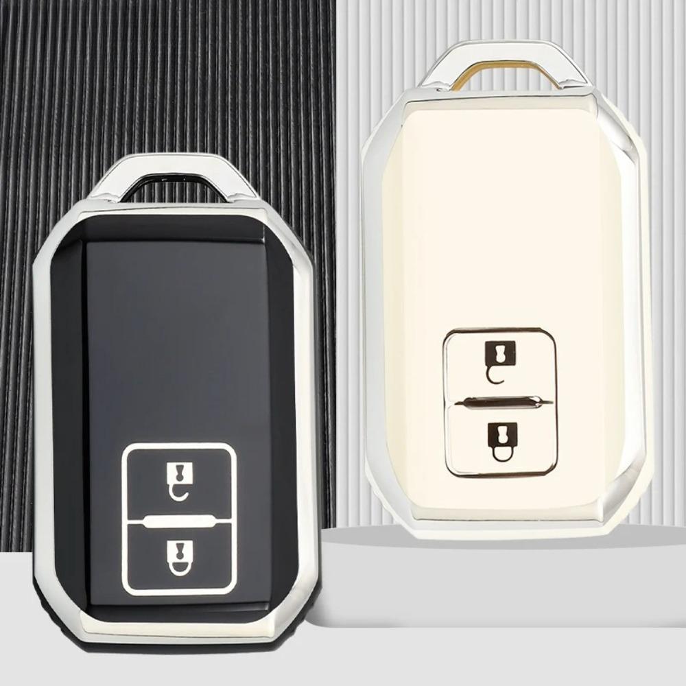 Fashion TPU Car Remote Key Case Cover Shell for Suzuki Ertiga Swift Wagon R 2 Button Protected Holder Keyless Fob Accessories