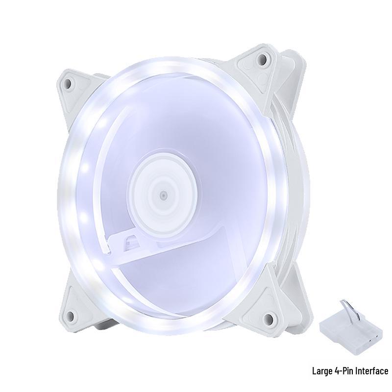 Бесшумный светодиодный 120-мм 4-контактный вентилятор для охлаждения корпуса
