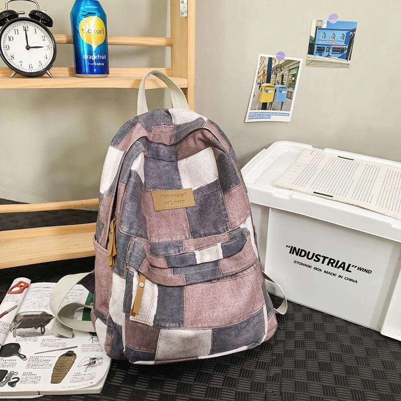 Джинсовый рюкзак женский школьный рюкзак для учащихся средней школы мужской