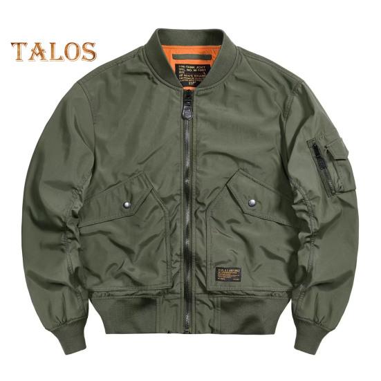 Мужская куртка с воротником-стойкой, длинным рукавом, застежкой-молнией, бейсбольная куртка, однотонная, эластичный подол, спортивная одежда для активного отдыха с карманами