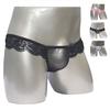 Men's Sexy Underwear Transparent Breathable Mesh Briefs Lace Soft Underpants