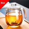 Glass Teapot for Stove Heat Resistant High Temperature Explosion Proof Tea Pot Infuser Milk Set Household Teaware