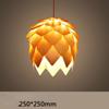 Creative Pinecone Art Lamp Log Bedroom Study Dining Room Hotel Wooden Ambiance Chandelier