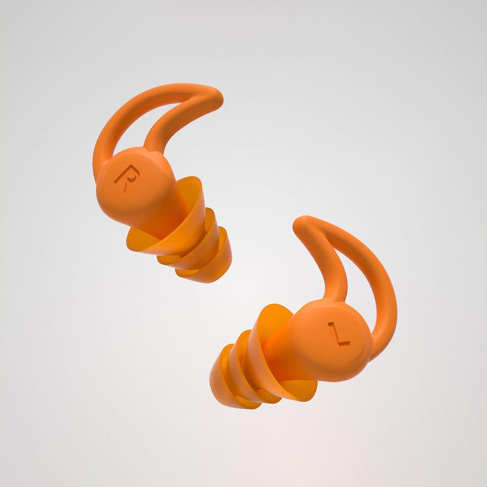 Трехслойные мягкие силиконовые шумоподавляющие беруши, удобные многоразовые противошумные звукоизоляционные моющиеся беруши для сна