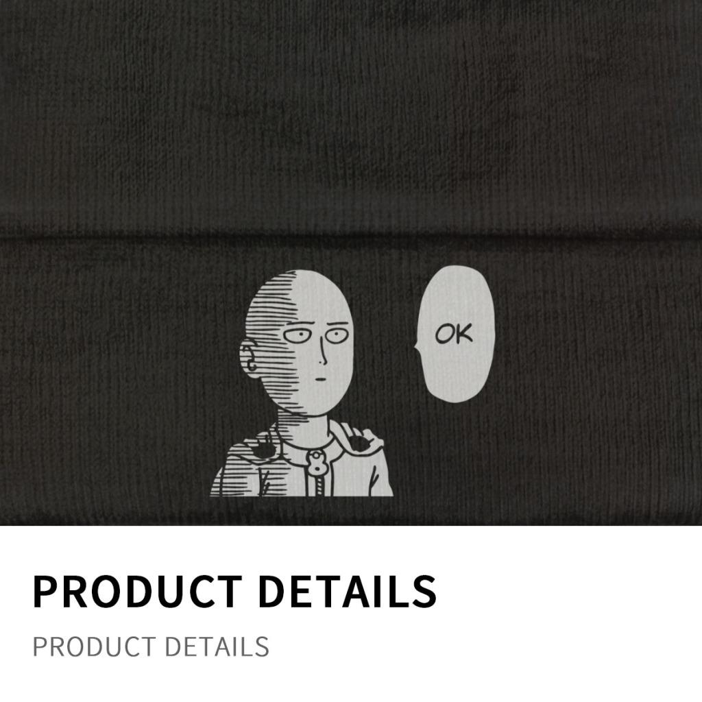 Вязаная шапка One Punch Man, женские шапки унисекс, осенне-зимние шапки Сайтама OPM Oppai, вязаная крючком шапка-дыня в стиле аниме Манга