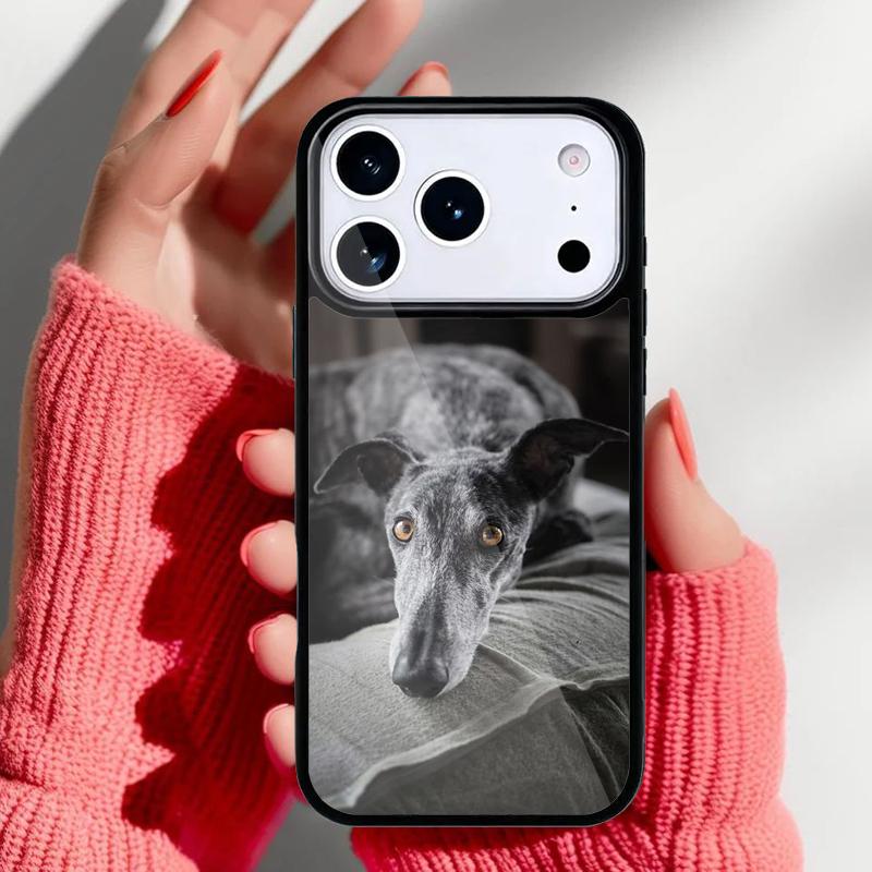 Чехол для телефона с борзой для iPhone 17 16 15 14 13 Pro Max Задняя крышка для 12 11 Pro Coque