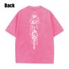 Acid Tees Cotton Loose Wash Tops Manage Print T-Shirt Men Streetwear Vintage Black Harajuku Oversized T Shirt Summer