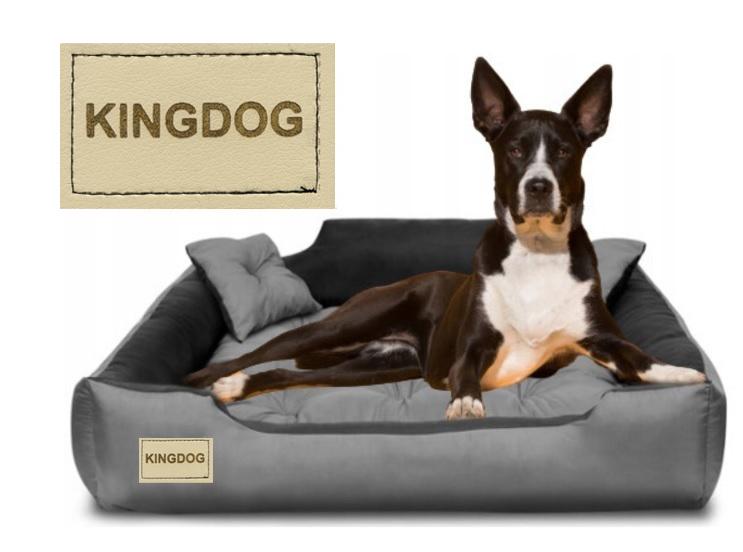 Лежак для собак из МИКРОФИБРЫ прочный и удобный Kingdog SML XL