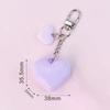 1pcs Case Container Mini Empty Aluminum Pan Key Chain Lipstick Packaging and Heart Shape Blush Powder Box Eye Shadow With