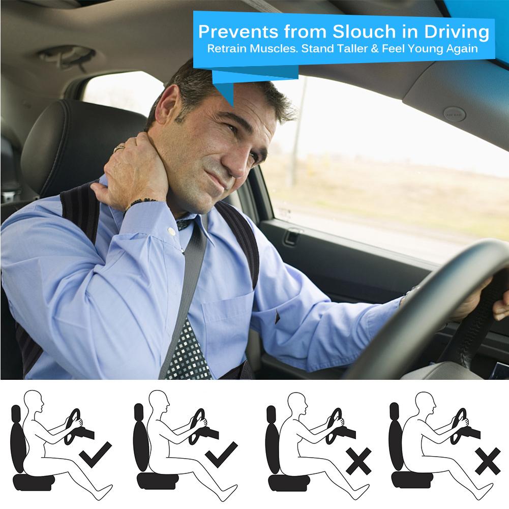 Корректор осанки коррекция горба с помощью корсетов осанки полная поддержка спины с кодом L